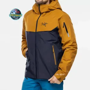 Reps Archaeopteryx Down Jacket Red Gore-Tex Cotton Feather Duck Nylon Winter Down-Proof Fabric