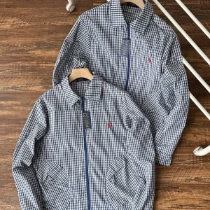 High Quality Super Clone Ralph Lauren Shirt Red Cotton Down Simple And Elegant Autumn