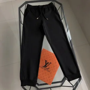 AAA Super Clone Prada Sweatpants Black Cotton Pure Simple And Versatile Winter