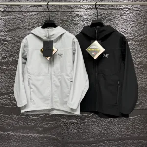 Super Clone Designer Archaeopteryx Windbreaker Red Fleece Running Warm Crisp Silhouette Patch Zippered Pocket
