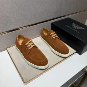 AAA Armani Casual Shoes Color Genuine Leather