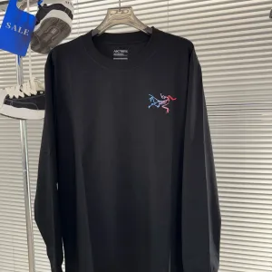 Designer Archaeopteryx Long Sleeves Black Cotton Combed