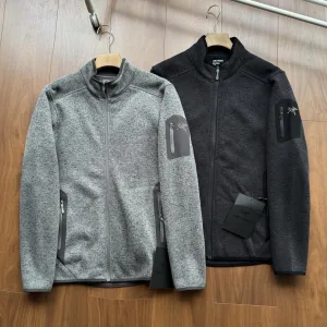 Reps High Quality Archaeopteryx Coat Red Wool Cashmere Adhesive Fleece Outdoor Functionality Autumn Winter And Patch