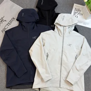 Reps High Quality Archaeopteryx Outerwear Red Gore-Tex Windstopper Polyester Nylon Plain Weave Running Simple Design Urban Commuting