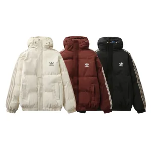Luxury Reps Adidas Outerwear Red Cotton Winter