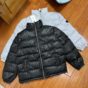 Designer Reps Dior Outerwear Black Cotton Down Autumn Winter