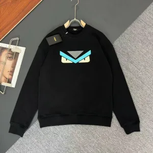 Reps Fendi Long-Sleeved Sweatshirt Ash Cotton Pure Winter