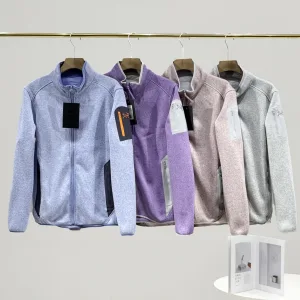 High Quality Archaeopteryx Outerwear Red Wool Cashmere Adhesive Fleece Fabric Outdoor Functionality Autumn Winter And Patch
