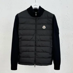 Reps Monk Coat Red Wool Goose Down Polyester Fiber Woven Fabric Sophistication Autumn Winter Patch Work Pockets Patchwork
