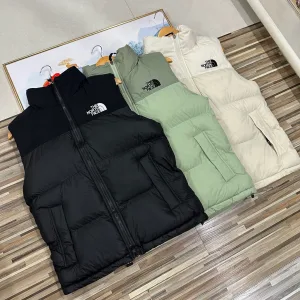 High Quality Designer North Sleeveless Green Cotton