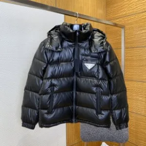 Reps Luxury Prada Coat Red Goose Down Sophistication