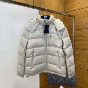 Reps Prada Coat Red Goose Down Sophistication