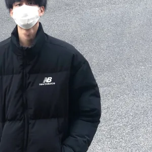 Reps High Quality New Balance Cotton-Padded Coat Black Cotton Down Oxford Cloth