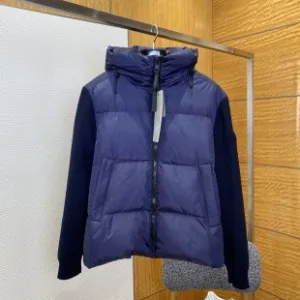 AAA Canada Goose Outerwear Red Down Nylon Knitted Fabric Relaxed Fit Patch