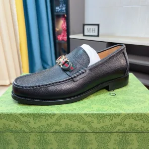 1:1 Luxury Gucci Cowhide Leather Shoes