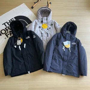 Designer The North Face Outerwear Red Duck Down Elegant Temperament