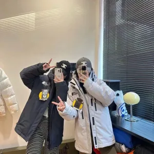 AAA The North Face Outerwear Red Duck Down Elegant Temperament