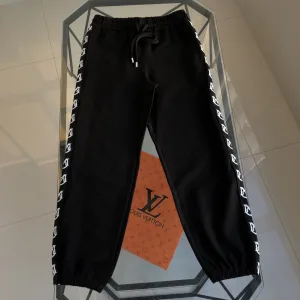 Reps Moncler Sweatpants Black Cotton Pure Embroidery