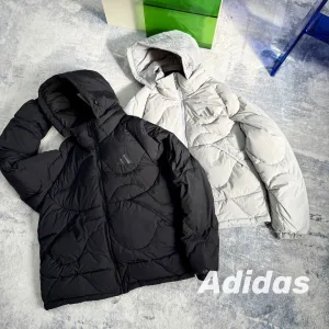 High Quality Adidas Down Jacket Red Duck Fleece Winter