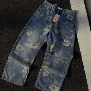 Designer Reps Balenciaga Trousers Blue Denim