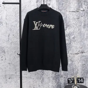 High Quality Designer Louis Vuitton Jeans Red Relaxed Fit Streetwear Winter