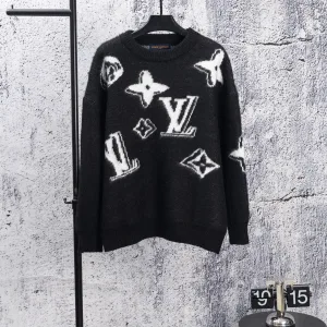 AAA Luxury Louis Vuitton Sweater Black Easy To Match