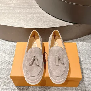Designer Todes Cowhide Loafers