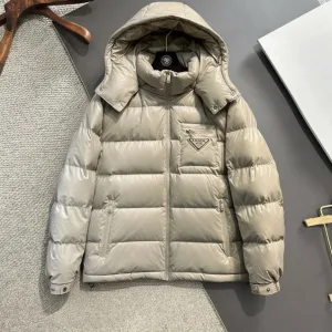 AAA Reps Prada Coat Color Down Fleece Fabric Winter
