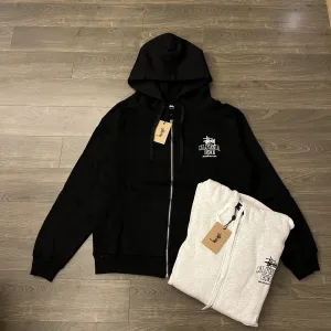 Reps AAA Stussy Jacket Ash Eva Cotton Pure Fleece Streetwear Exquisite Tailoring Plastisol Printing