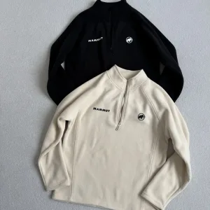 AAA Mammut Jacket Ash Nylon Fleece Fabric Simple Design Winter Lightweight And Breathable