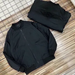 Super Clone Jordan Outerwear Red Cotton Autumn Winter And Embroidery