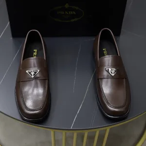 Luxury Prada Calfskin Leather Shoes