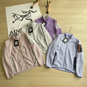 AAA Super Clone Archaeopteryx Outerwear Red Wool Cashmere Adhesive Fleece Fabric Unrestricted Movement Quick-Drying Sports And Leisure Outdoor Functionality Autumn Winter Crisp Silhouette Patch