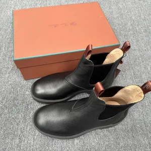 Luxury Aaa Loro Piana Cowhide Leather Shoes For Autumn
