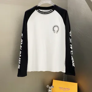 Reps Chrome Hearts Long Sleeves Black Cotton Pure Patch