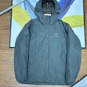 Reps Toms Coat Green Cotton Down Nylon Fleece Lace Adjustable Drawstring Autumn Winter Late Early