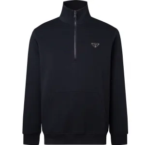 Designer Prada Hoodie Black Cotton Air