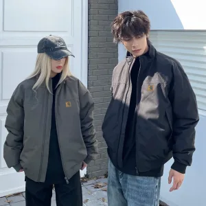 Super Clone AAA Carhartt Outerwear Red Wool Down Fine Winter Crisp Silhouette Patch Side Pockets