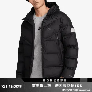 AAA Nike Coat Ash Cotton Xinjiang Down Fleece Winter Patch
