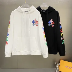 Luxury Chrome Hearts Hoodie Black