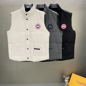 High Quality Reps Canada Goose Down Jackets Red Fleece Street Style Spring Autumn Winter And