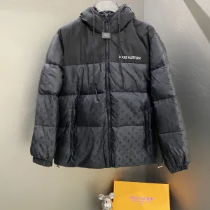Super Clone AAA Louis Vuitton Down Jacket Red Duck Jacquard Winter