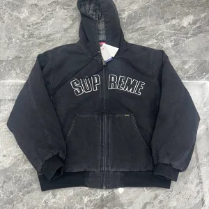 High Quality Supreme Outerwear Red Cotton Flannel Denim Autumn Winter