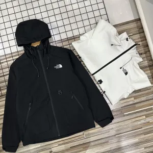 Super Clone High Quality The North Face Outerwear Red Daily Commute Spring Summer Autumn Embroidery Windproof Cuffs