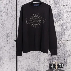 Super Clone Louis Vuitton Sweater Red Wool Yak Nylon Spandex Autumn Winter