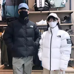 Designer Luxury North Outerwear Blue Down Fleece Winter