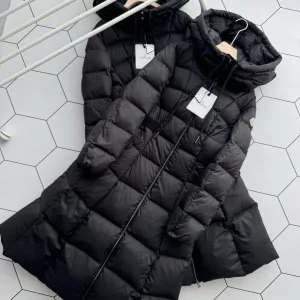 Super Clone Moncler Down Jacket Black Goose Duck Nylon