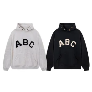 Reps AAA Fear Of God T-Shirts Ash Cotton Pure Fleece Ribbed Fabric Flannel Streetwear