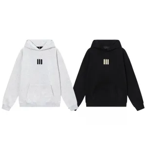 Reps Designer Adidas T-Shirts Ash Cotton Pure Fleece Ribbed Fabric Flannel Streetwear