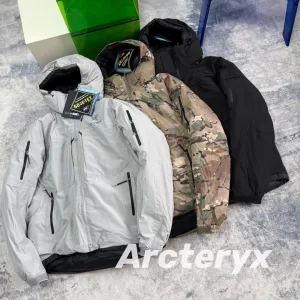High Quality Archaeopteryx Overcoat Red Duck Down Nylon Fabric